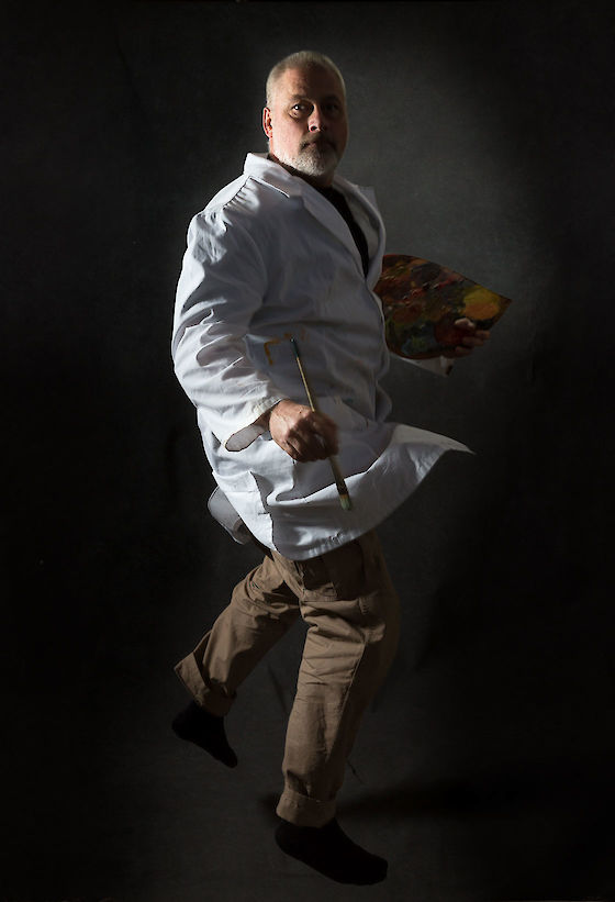 The incredible flying artist George Wehn | © Matt Giraud Photography