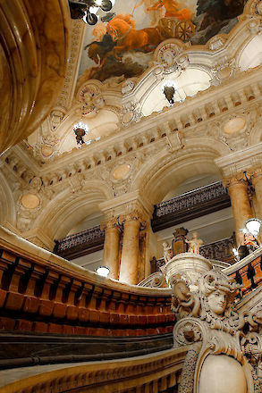 The Grand Staircase, Palais Garnier, Paris, France | © Matt Giraud Photography