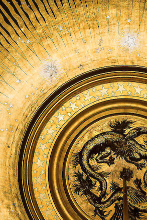 Ceiling Detail, Salon du Soleil (Sun Room), Palais Garnier Opéra, Paris, France | © Matt Giraud Photography